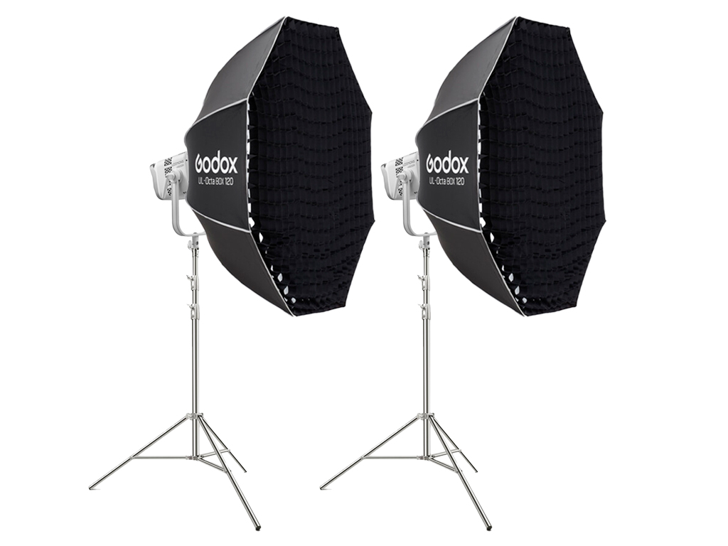 Godox LE600Bi 600W Bi-Color İkili Profesyonel LED Işık Seti
