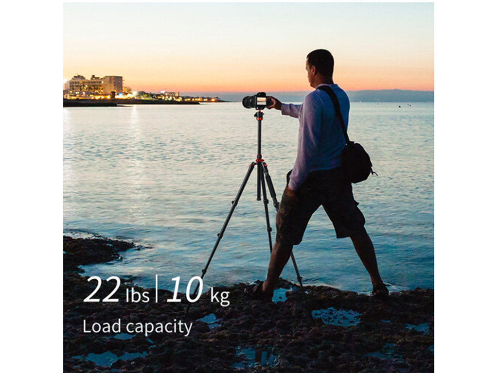 K&F Concept SA254M2 175cm Ball Head Kit'li Tripod ve Monopod (KF09.089)