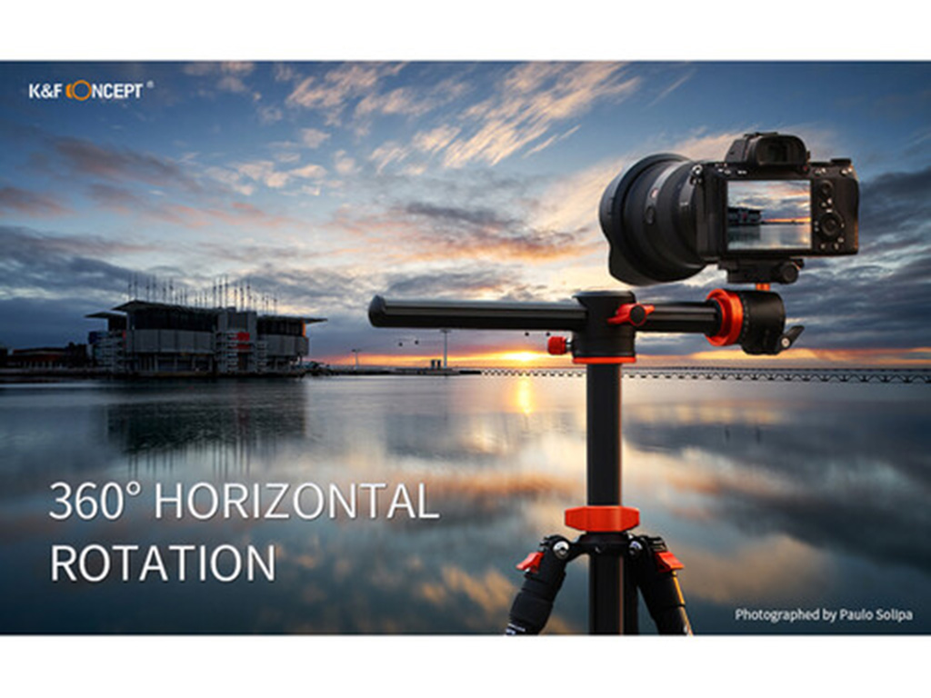 K&F Concept SA254T2 185cm Alüminyum Kompakt Tripod (KF09.090)
