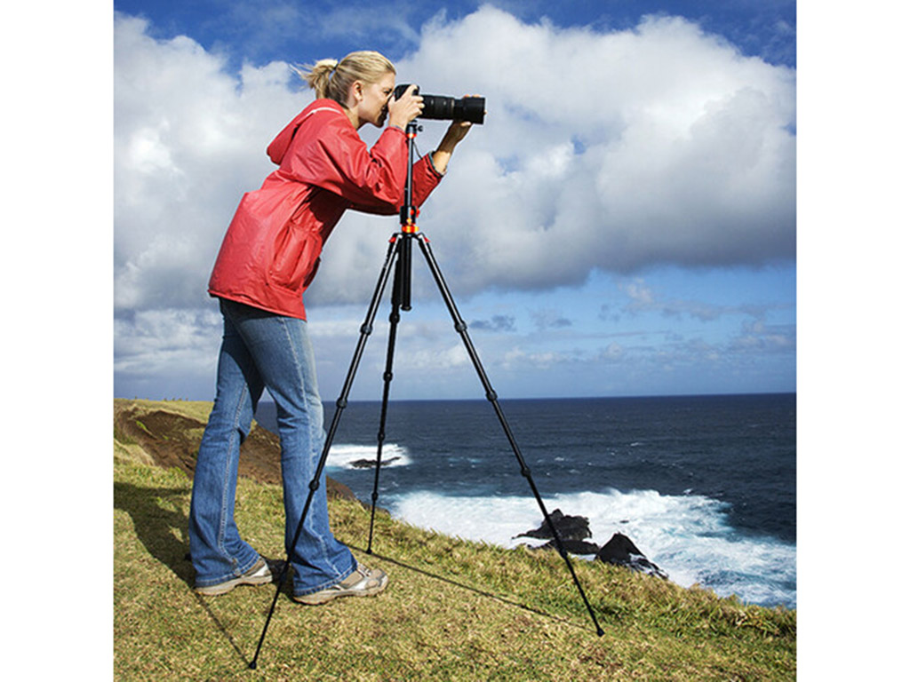 K&F Concept SA254T2 185cm Alüminyum Kompakt Tripod (KF09.090)