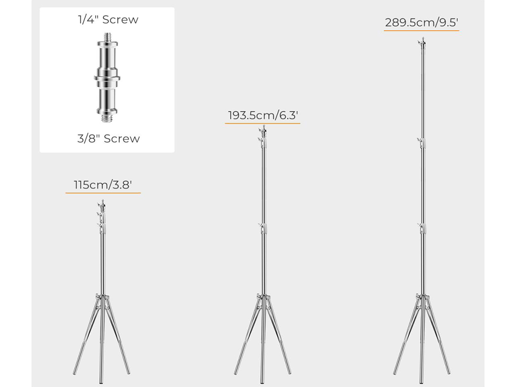 K&F Concept (KF34.044) 280cm Metal Işık Ayağı