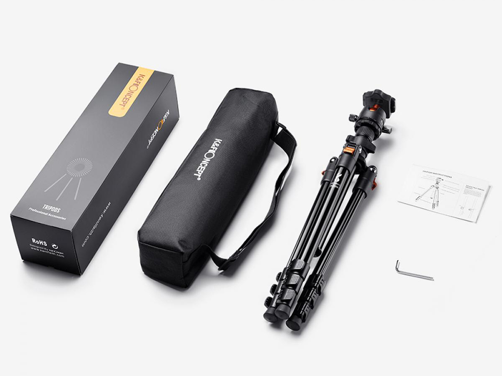 K&F Concept BI234M 116cm Katlanabilir Tripod (KF09.101)