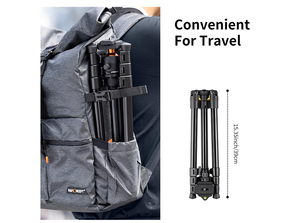 K&F Concept BI234M 116cm Katlanabilir Tripod (KF09.101)