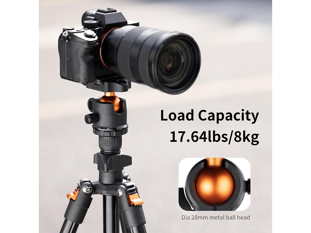 K&F Concept BI234M 116cm Katlanabilir Tripod (KF09.101)