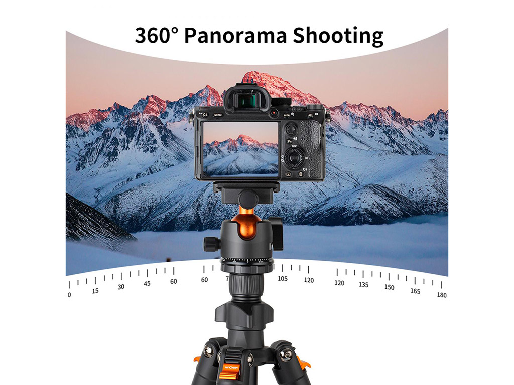 K&F Concept BI234M 116cm Katlanabilir Tripod (KF09.101)