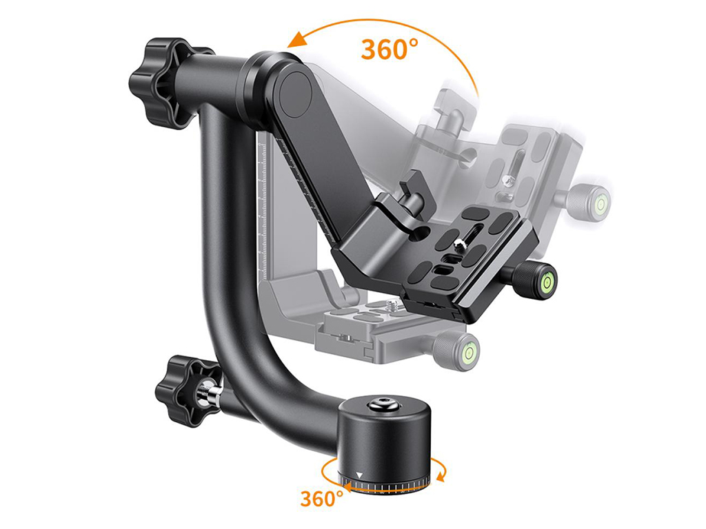 K&F Concept Kuş Gözlem Pan / Tilt Kafa (KF31.033)