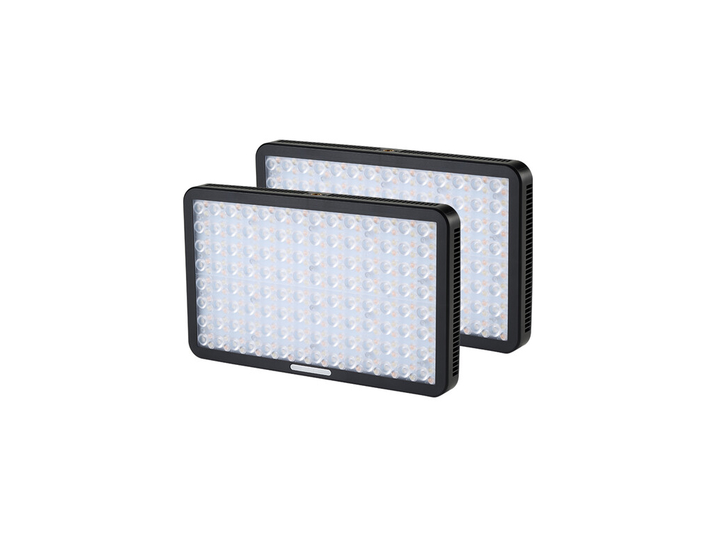 Aputure Amaran 2'li Pano 60c  60W RGB Panel LED Işık Seti (Siyah)
