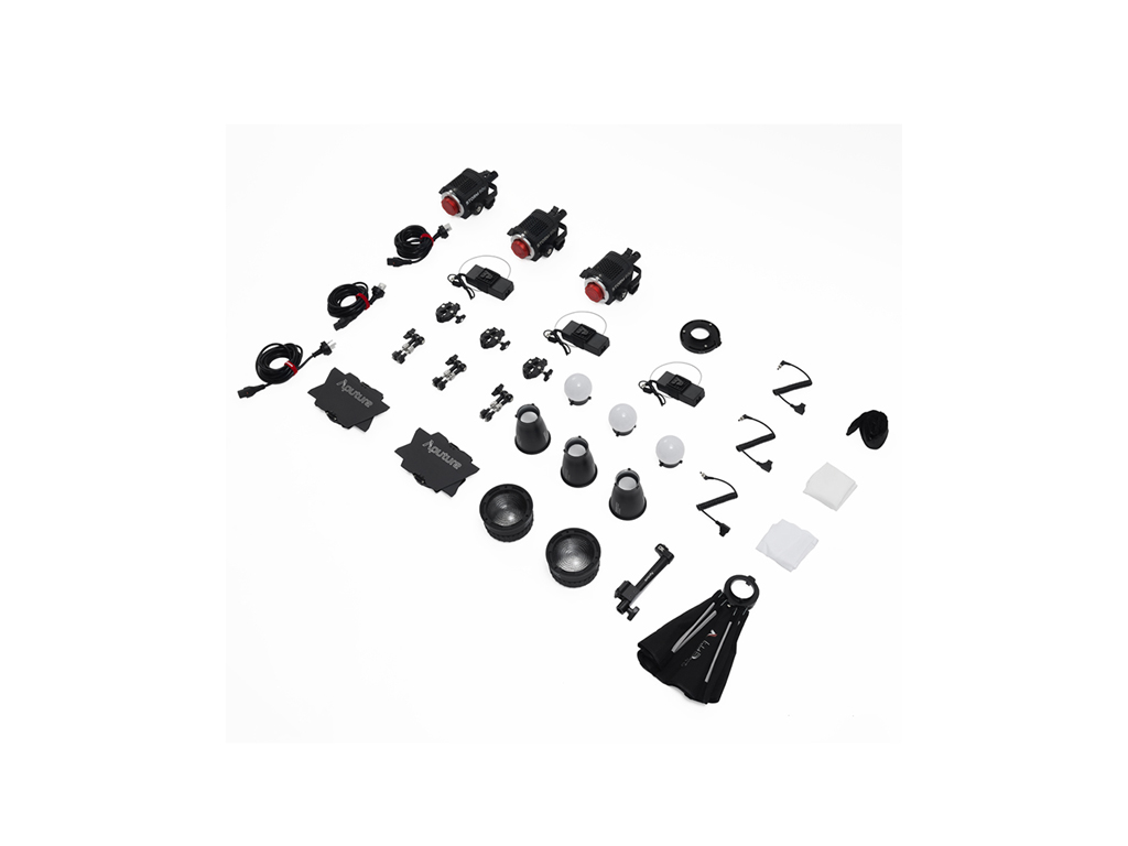 Aputure Storm 80c 3'lü LED Işık Kiti