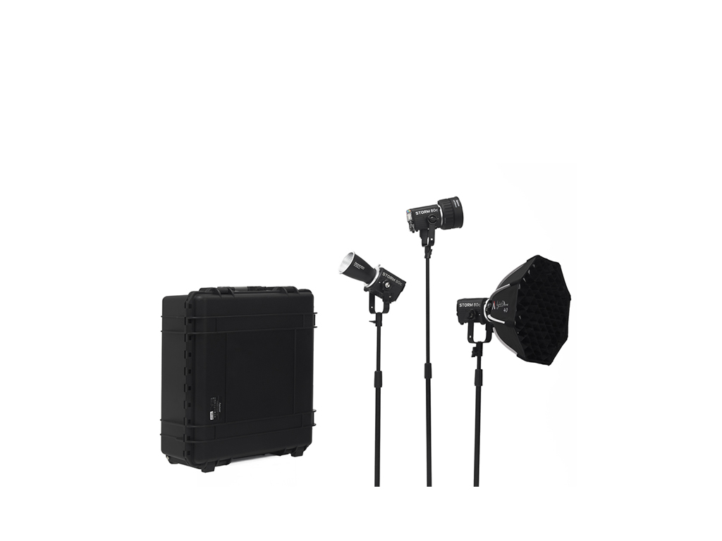 Aputure Storm 80c 3'lü LED Işık Kiti