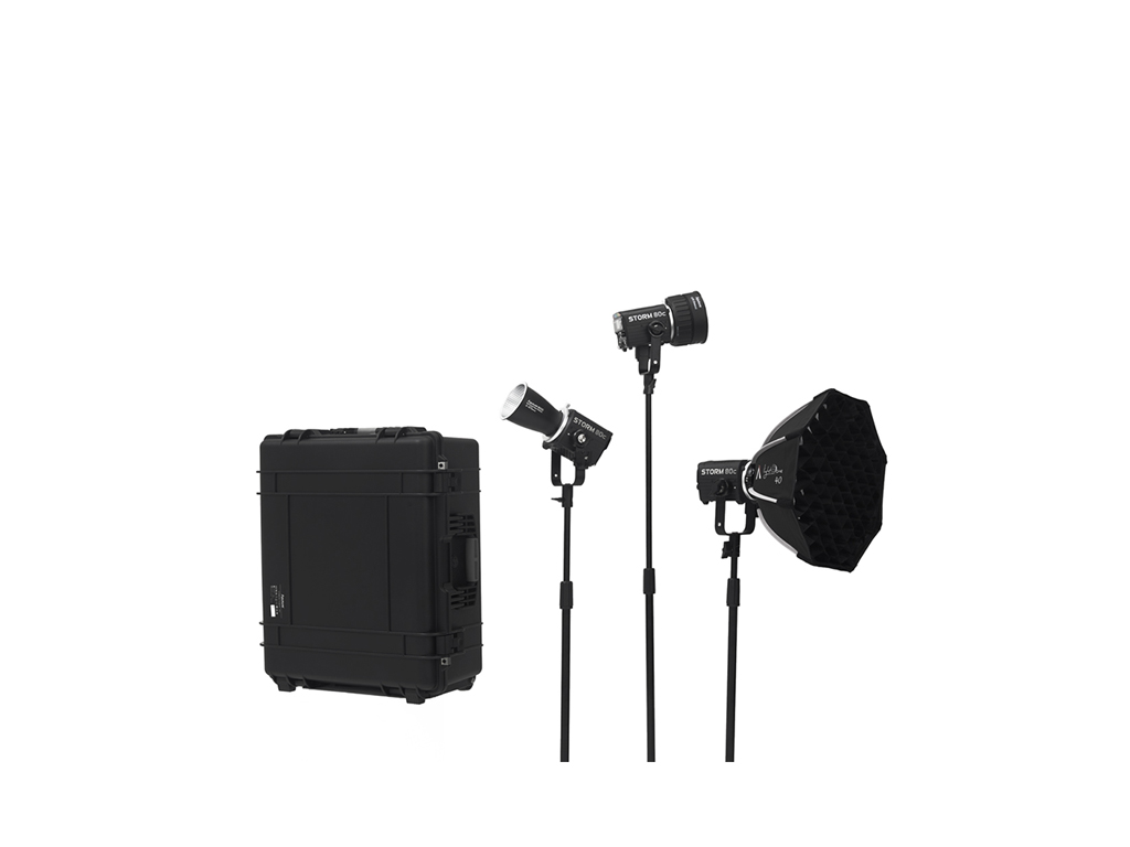 Aputure Storm 80c 3'lü LED Işık Kiti