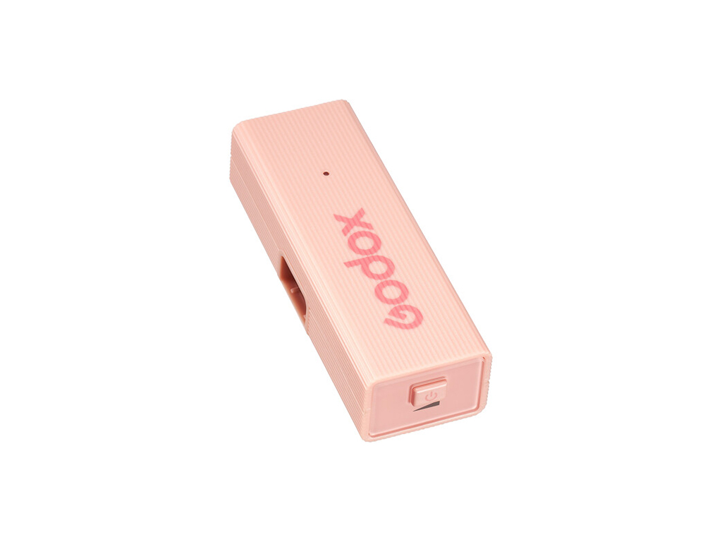 Godox MoveLink Mini Kablosuz Mikrofon Kit2 (Apple Uyumlu/Pembe)