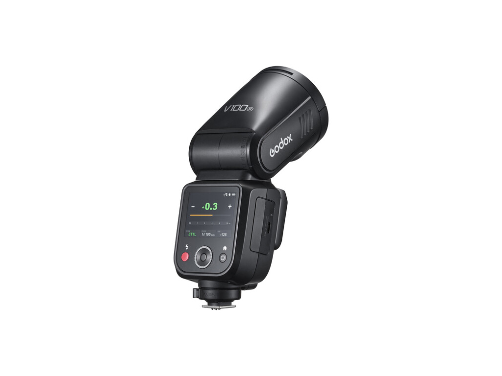 Godox V100 Fujifilm Uyumlu Yuvarlak Kafa Flaş