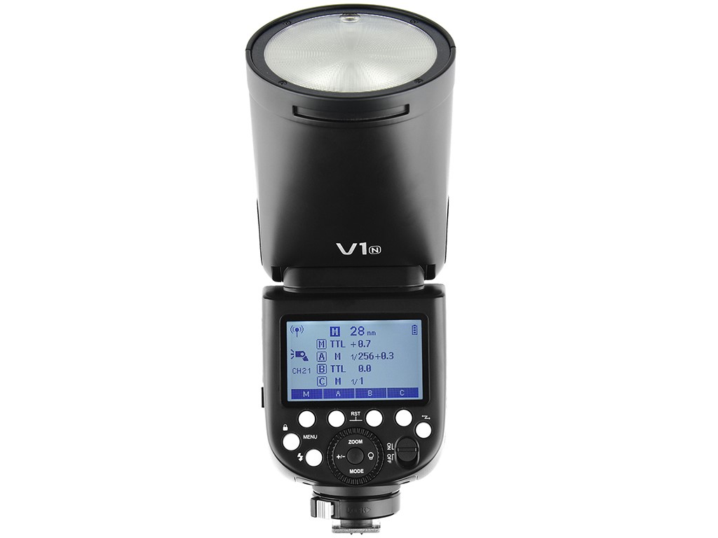 Godox V1 Nikon Uyumlu Yuvarlak Kafa Flaş