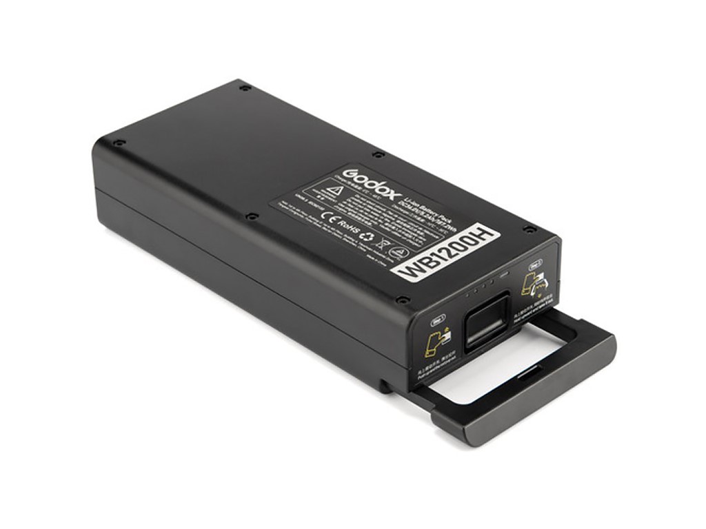 Godox WB1200H AD1200Pro İçin 5200mAh Batarya