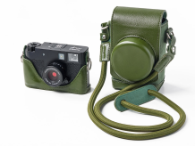SmallRig 5220 Fujifilm X-Half Uyumlu Yeşil Deri Kılıf Çanta ve Askı