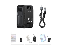 SmallRig 5864 T99 Düşmeye Su Sıçramasına ve Toza Dayanıklı V-Mount Batarya