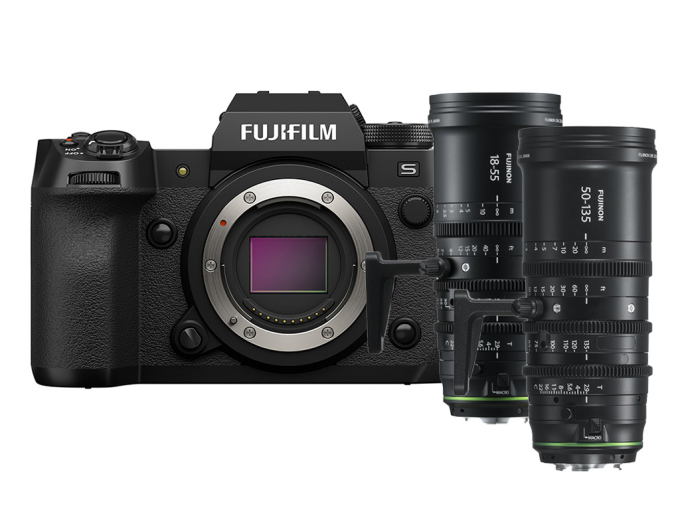 Fujifilm X-H2S Siyah + MKX18-55mmT2.9 + MKX50-135mmT2.9 Cine Kit
