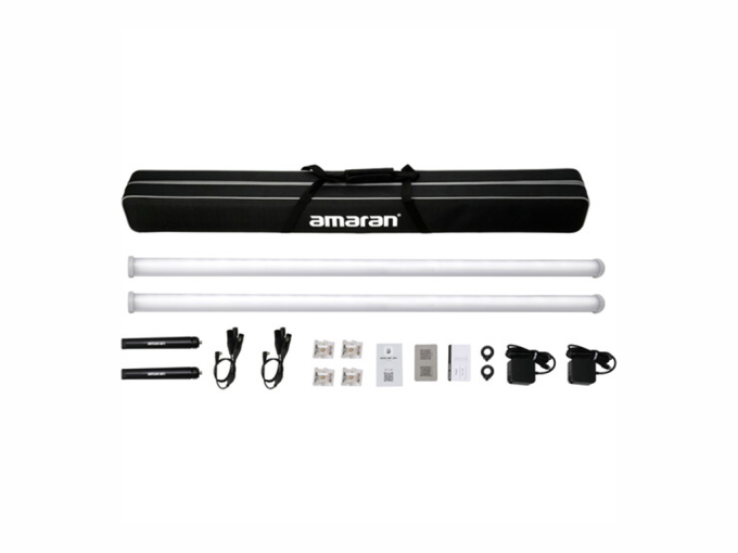Aputure Amaran PT4c 120cm RGBWW Piksel Tüp LED Işık 2'li Kit