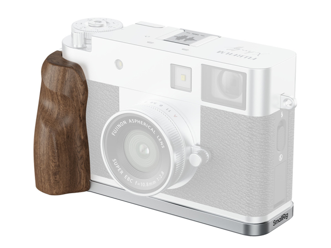 SmallRig 5223 Fujifilm X-Half Uyumlu Gümüş Ahşap L Braket