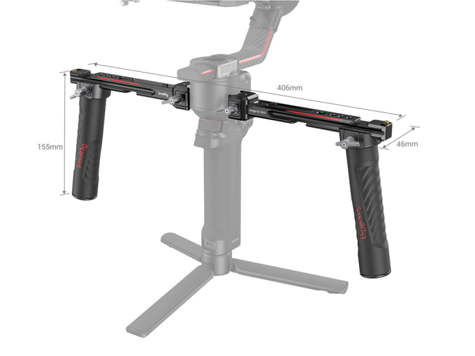 SmallRig 3027 DJI RS Serisi ile Uyumlu İkili El Tutacağı RS 2 / RSC 2 / RS 3 / RS 3 Pro / RS 4 / RS 4 Pro / RS 5 Uyumlu