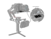 SmallRig 3158B DJI Gimbal için Manfrotto Kızak