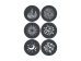 Godox GP-GS1 Gobo Set (MG1200Bi ile Uyumlu)