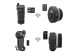 SmallRig 4296 Kablosuz Follow Focus Kiti Dahili 1400mAh Batarya