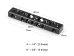 SmallRig 1091 Cheese 1/4 ve 3/8 Vida Delikli Baseplate Bar