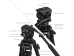 SmallRig 5580 FSD16 Karbon Fiber 15kg Taşıma Kapasiteli Video Tripodu  214cm Maksimum Uzunluk