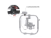 SmallRig 2695 25mm DJI/Ronin M/MX İçin Kıskaç