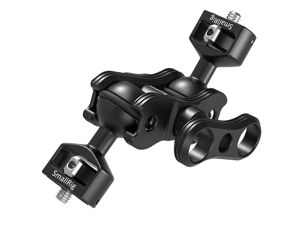 SmallRig 2070B 360 Derece Hareket Edebilen Çift Başlıklı Magic Arm 5kg Taşıma Kapasiteli