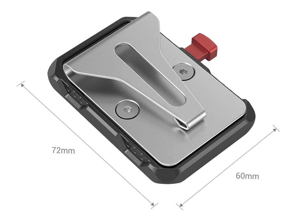SmallRig 2990 Kemer Klipsli V-Montaj Plakası