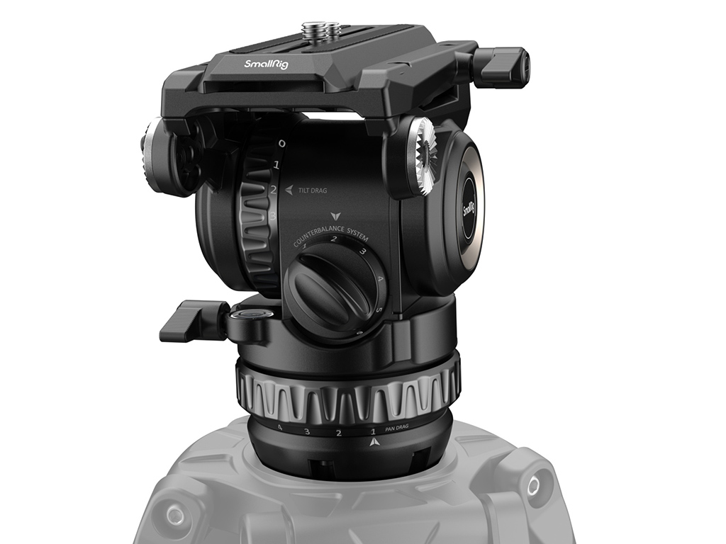 SmallRig 4287 PH8 Profesyonel 8kg Taşıma Kapasiteli Akışkan Tripod Başlığı