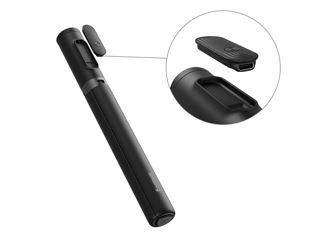 SmallRig 5291 ST30 Kumandalı Selfie Çubuğu ve Masaüstü Tripodu 31cm - 147cm Uzunluk