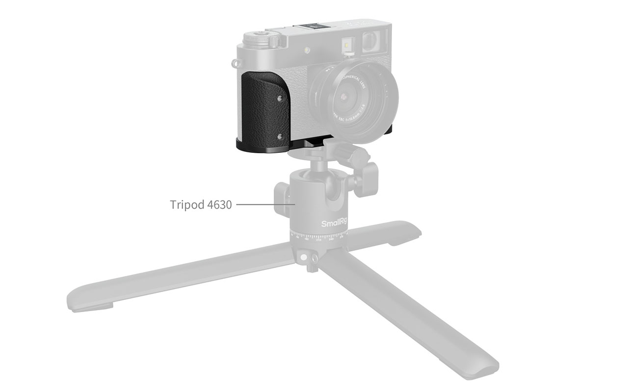 SmallRig 5332 Fujifilm X-Half Uyumlu Siyah Silikon L Braket