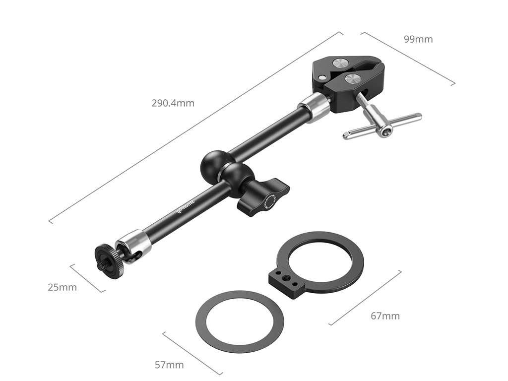 SmallRig 5604 Mag Safe Bağlantılı Kelepçeli Magic Arm