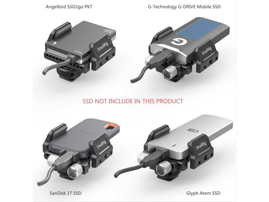 SmallRig BSH2343 Harici SSD İçin Evrensel Tutucu
