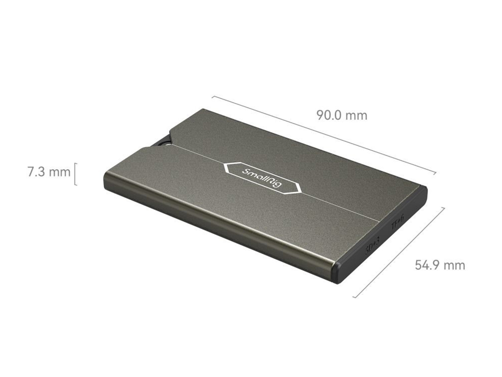 SmallRig 2832B Micro SD ve SD Hafıza Kartı Kutusu 9 Adet Kart Saklama İmkanı