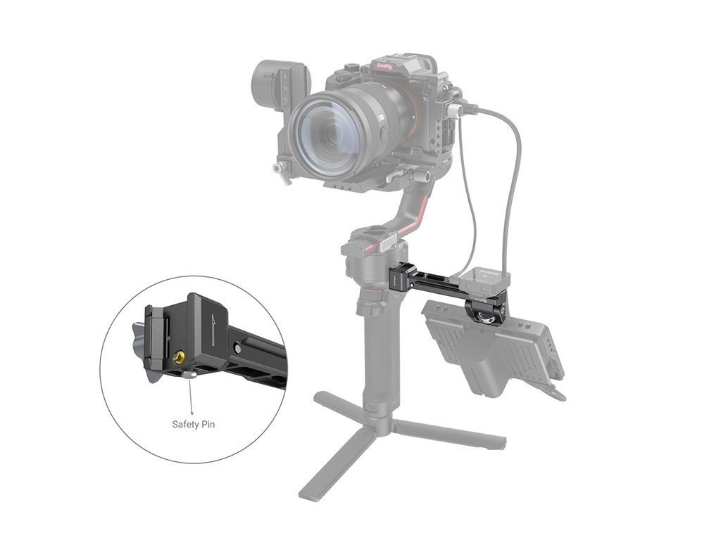 SmallRig BSE2386 DJI Ronin-S / Ronin-SC / Zhiyun Crane 3 / Weebill Lab İçin Ayarlanabilir Monitor Mount