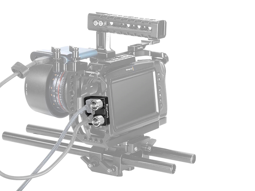 SmallRig 2246B BMPCC 6K ve 4K Kafesler için HDMI ve USB-C Kablo Kıskacı