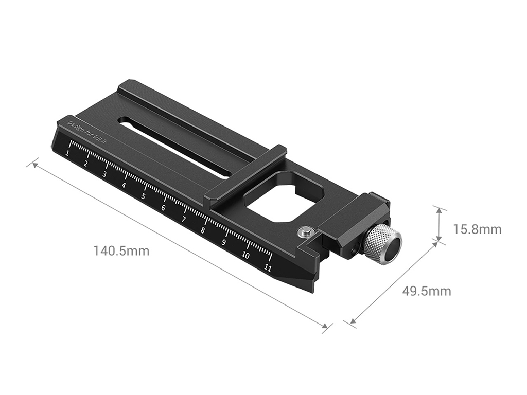 SmallRig 3061 DJI RS 2, RSC 2 ve Ronin-S İçin Arca Swiss Hızlı Sökme Tablası