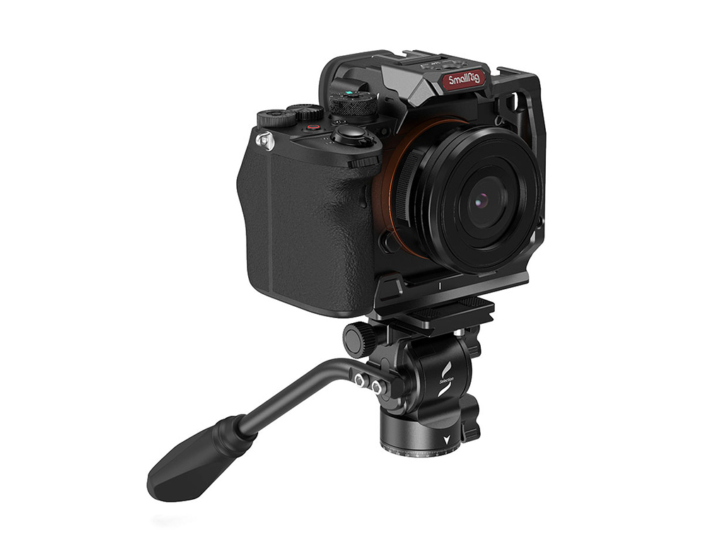 SmallRig 3259 CH10 Akışkan 3kg Taşıma Kapasiteli Video Tripod Başlığı