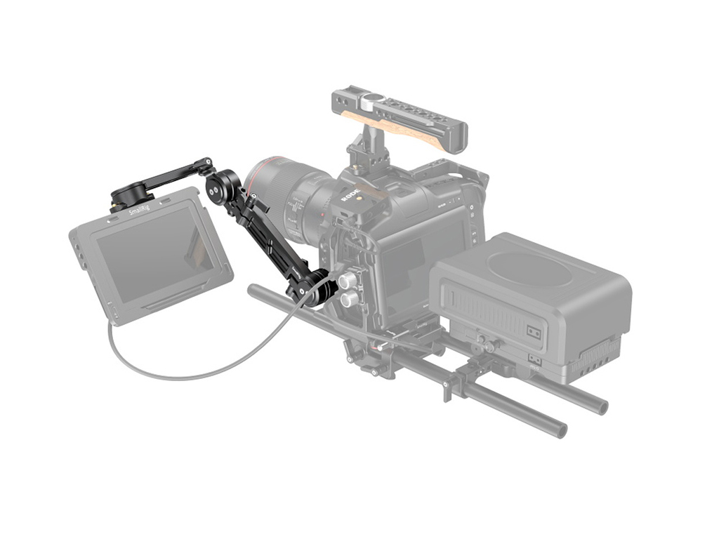 SmallRig MD3507 Nato Bağlantılı Monitör Tutma Aparatı