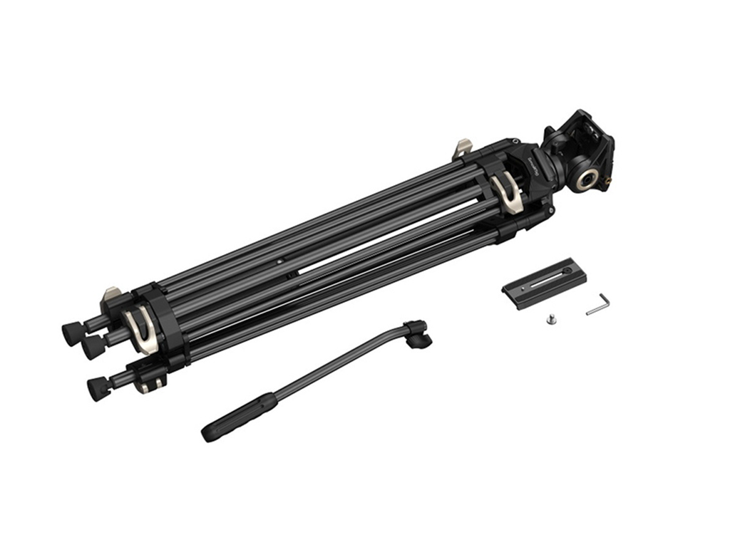 SmallRig 3751 AD-01 Fluid Head 12kg Taşıma Kapasiteli Video Tripodu 186cm Maksimum Uzunluk