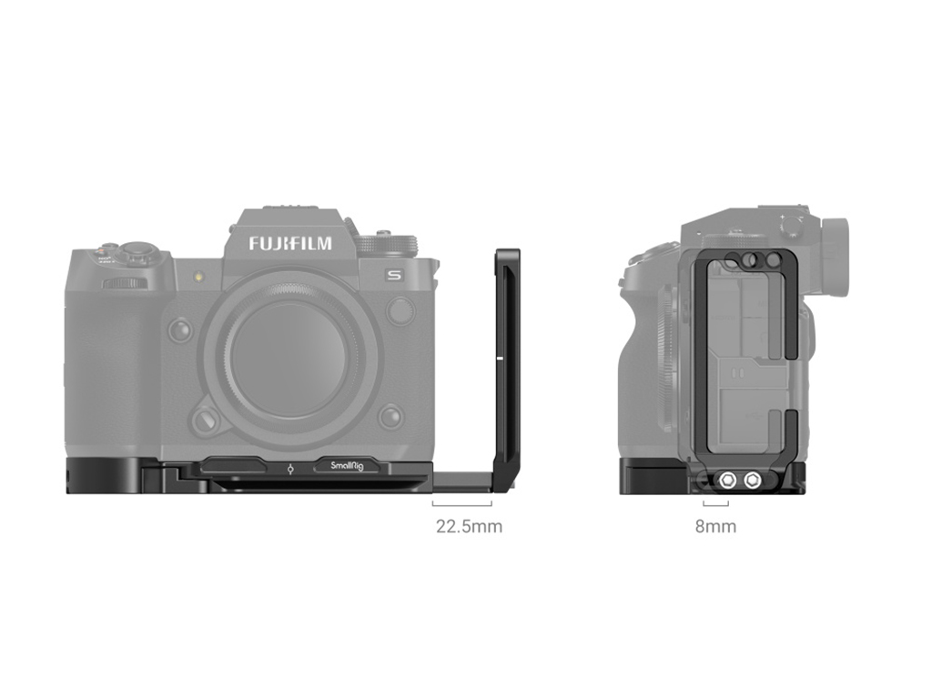 SmallRig 3928 Fujifilm X-H2S Uyumlu L Braket