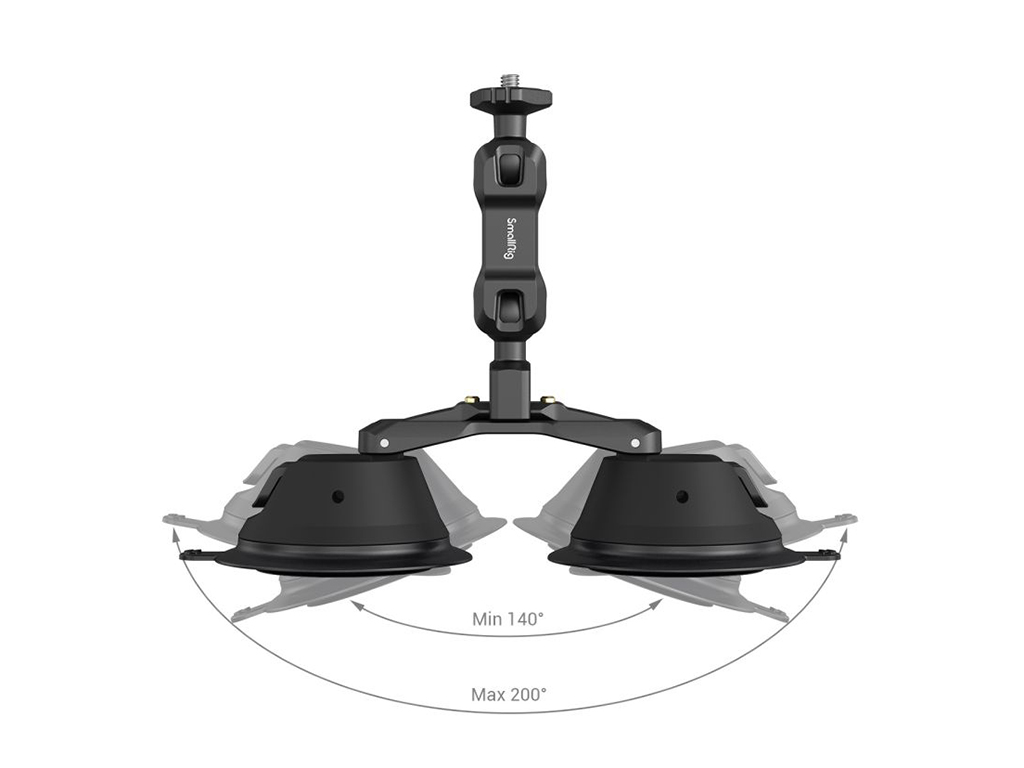 SmallRig 3566 SC-2K 3kg Taşıma Kapasiteli Çift Vakumlu Bağlantı Aparatı