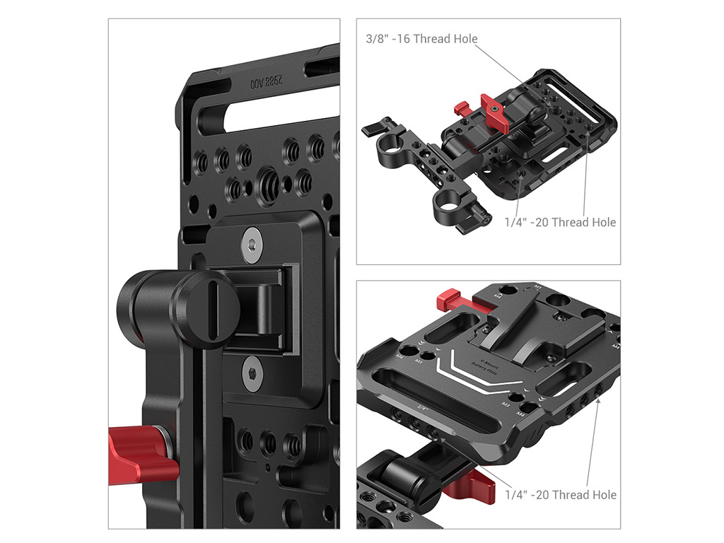 SmallRig 2991 V-Mount Batarya Plakası