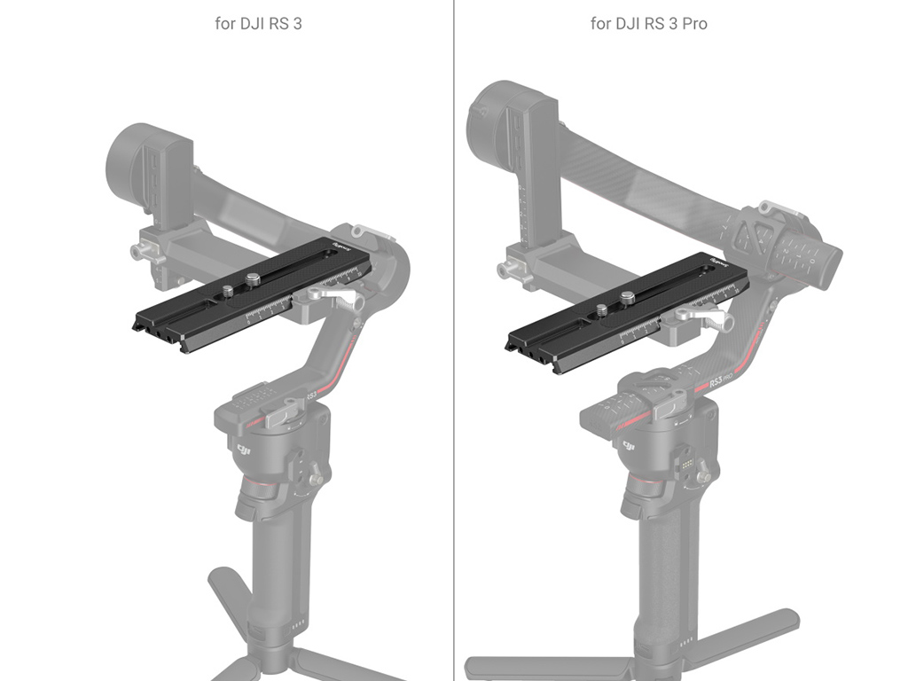 SmallRig 3031B DJI RS2 / Ronin-S için Uzun Kızak