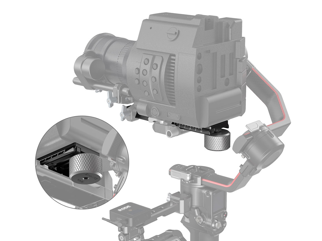 SmallRig 3031B DJI RS2 / Ronin-S için Uzun Kızak