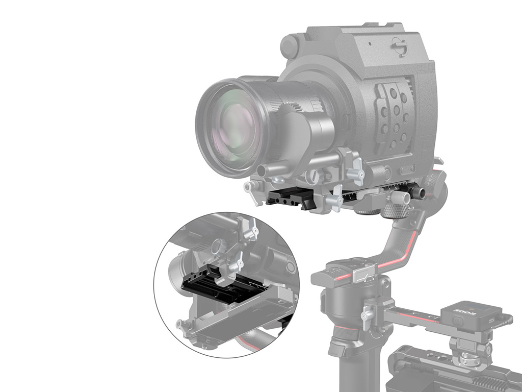 SmallRig 3031B DJI RS2 / Ronin-S için Uzun Kızak